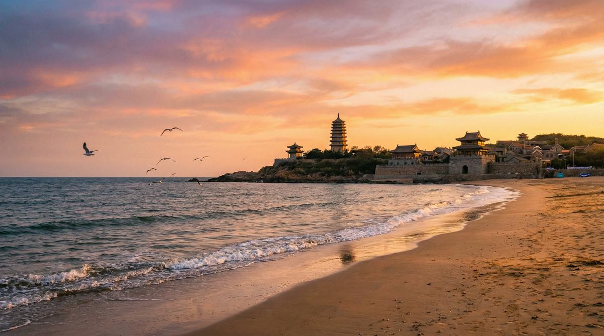 抖音风秦皇岛旅拍视频