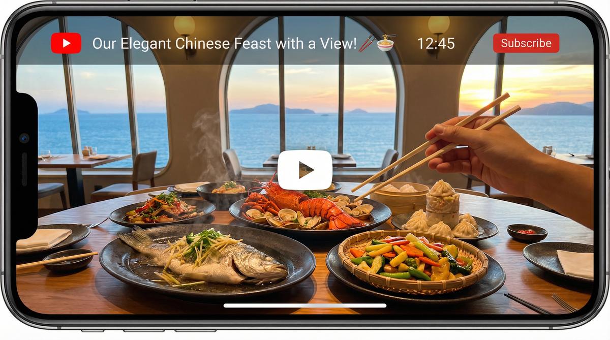 抖音风秦皇岛美食视频